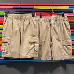 NWT Children’s Place Khaki Cargo Shorts 8 Husky